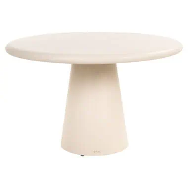 - Outdoor eettafel Urban Bloom sandstone 130Ø