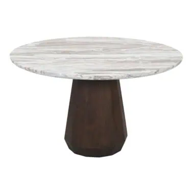 - Eettafel Oberoy brown 130Ø