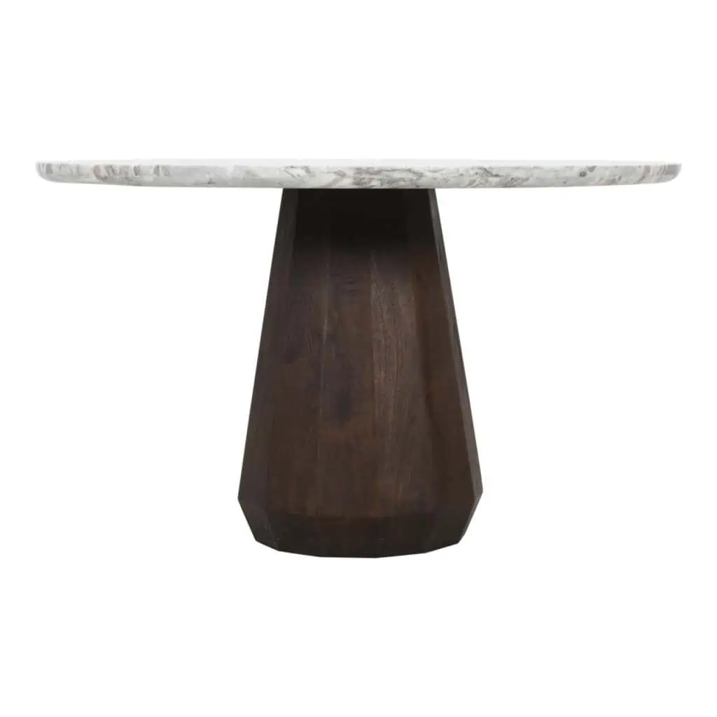 - Eettafel Oberoy brown 130Ø