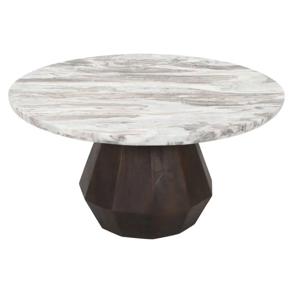 - Salontafel Oberoy brown 80Ø