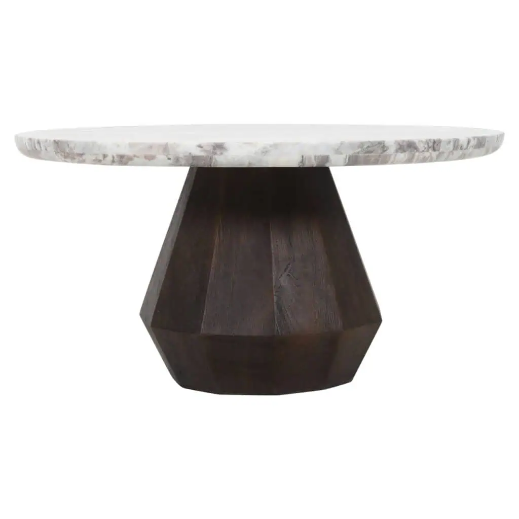 - Salontafel Oberoy brown 80Ø