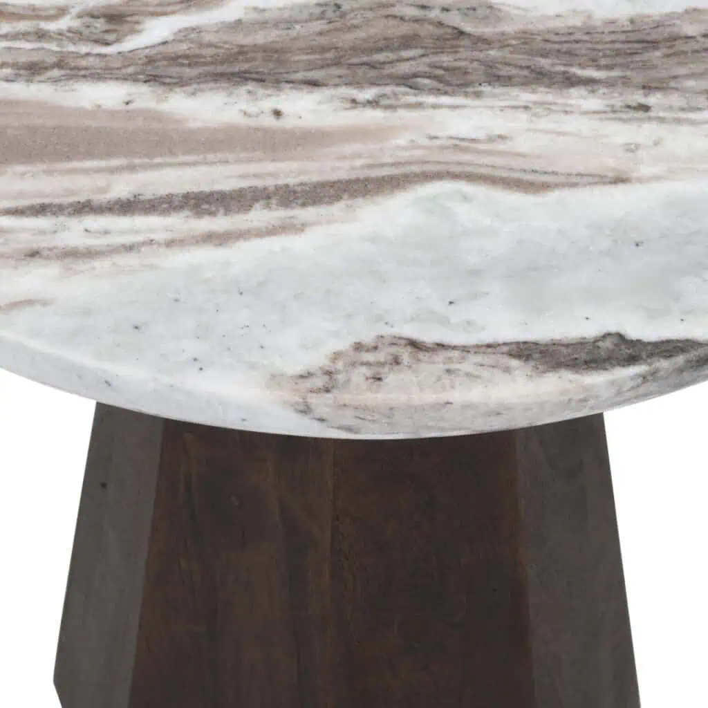 - Bijzettafel Oberoy brown 45Ø