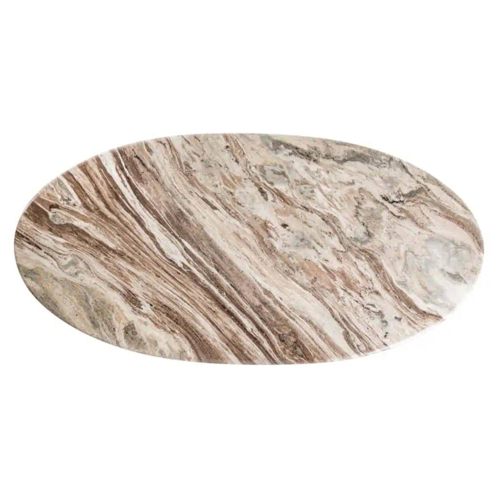 - Eettafel Rasford dark brown oval 200