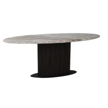 - Eettafel Rasford dark brown oval 200