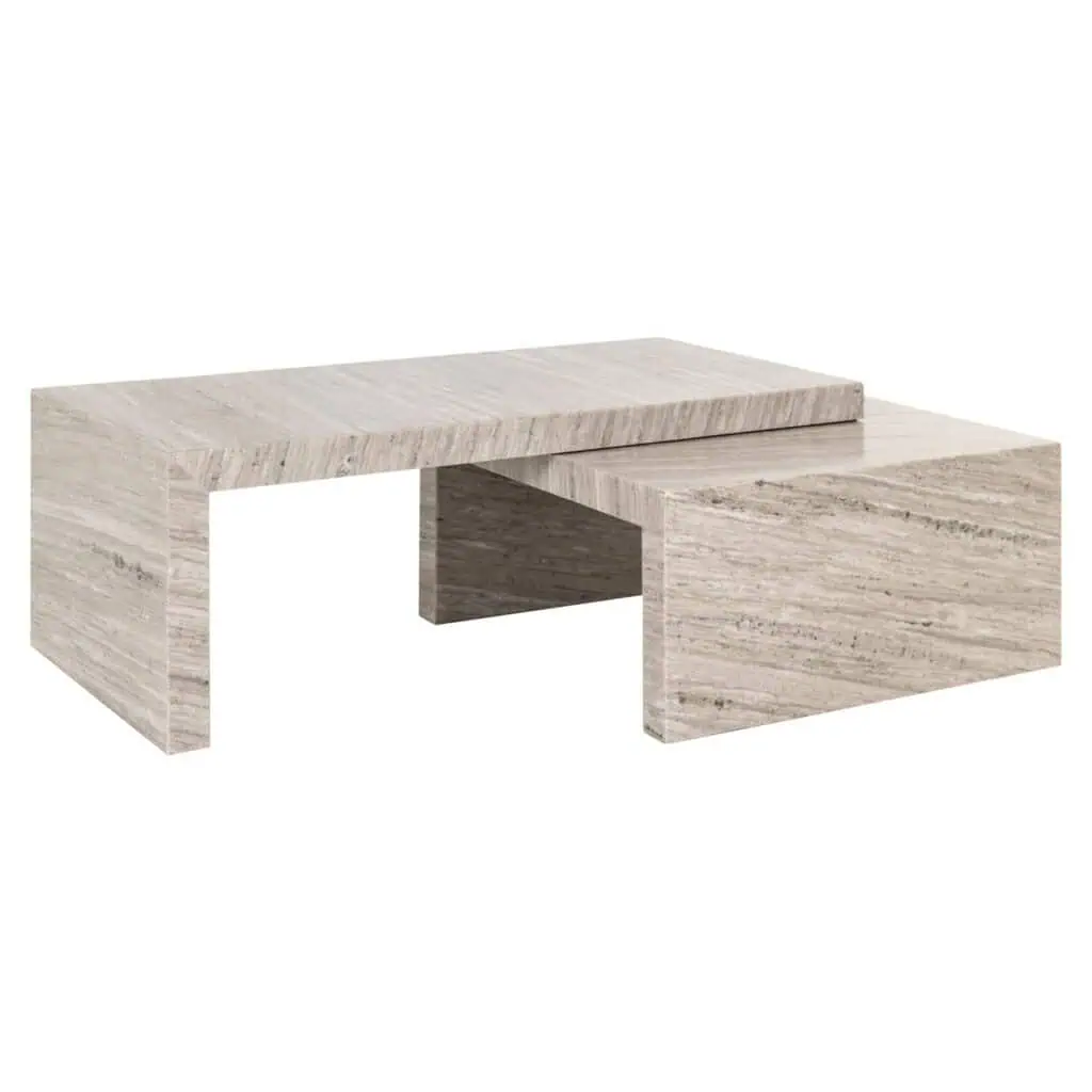 - Salontafel Novaz sand (Set of 2)