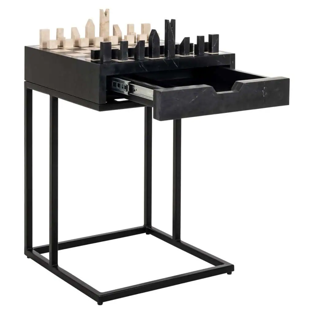 - Bijzettafel Davos black