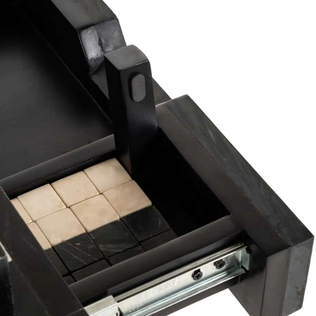 - Bijzettafel Davos black