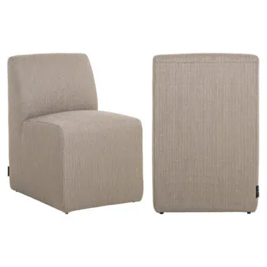 - Outdoor eetkamerstoel Riva taupe