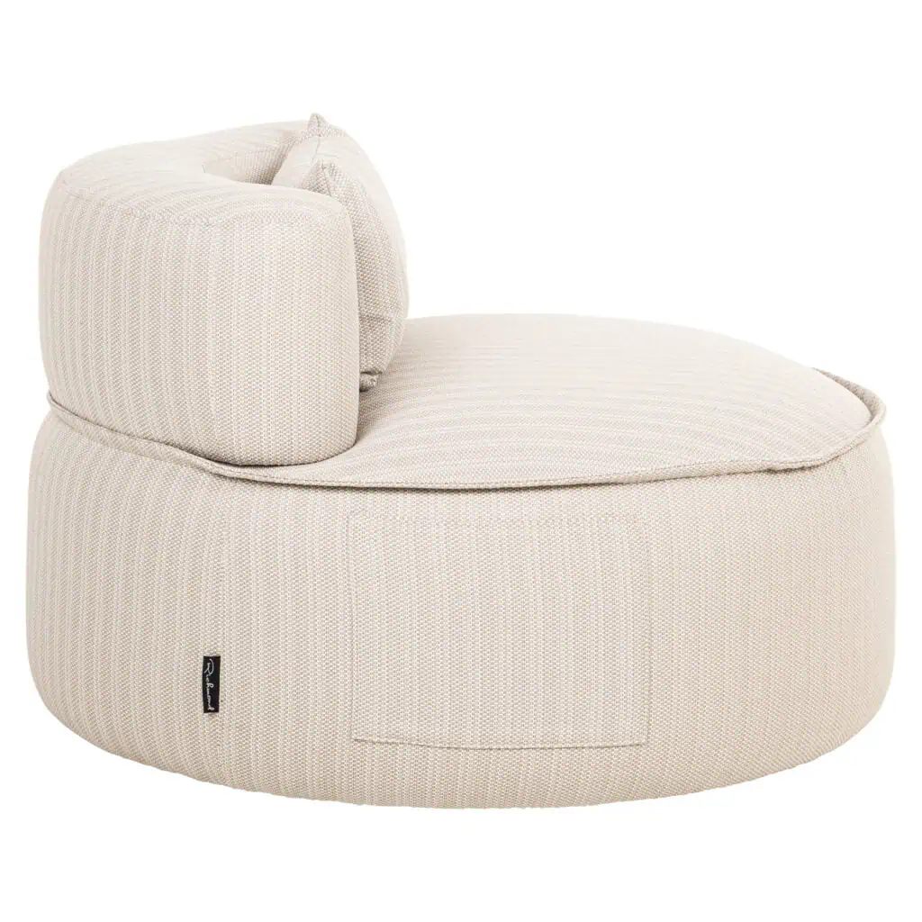 - Outdoor lounge stoel Nammos beige swivel