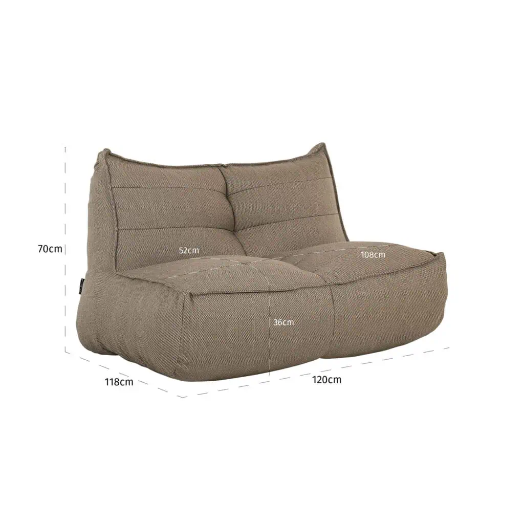 - Outdoor lounge stoel Scoppios taupe