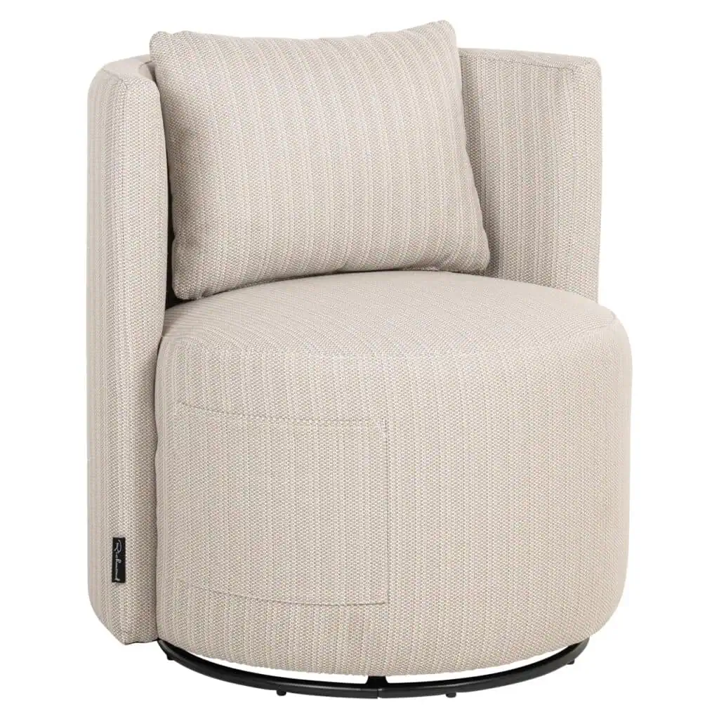 - Outdoor lounge stoel Marlin beige swivel