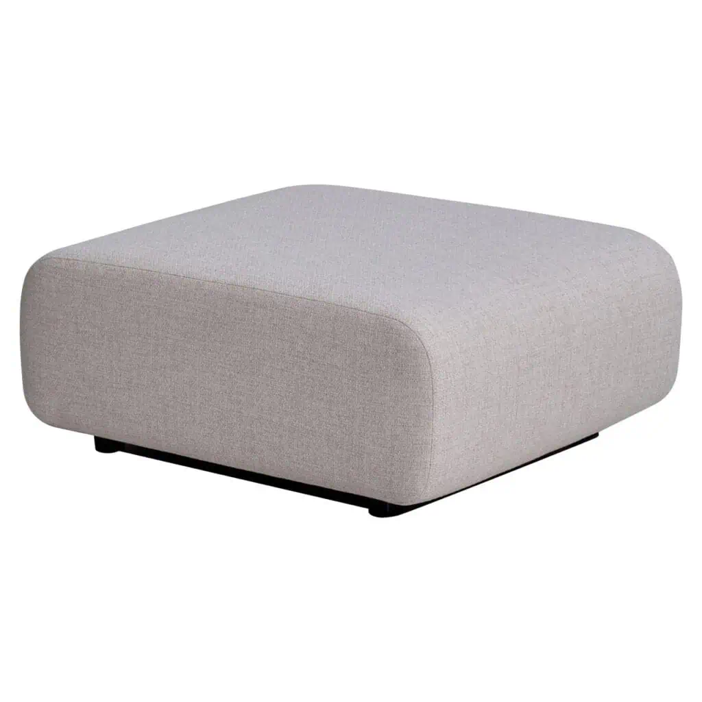 - Buiten poef & voetenbank Dawson beige alpine