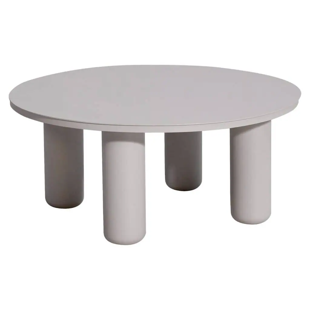- Buiten salontafel Quinn light beige  86Ø