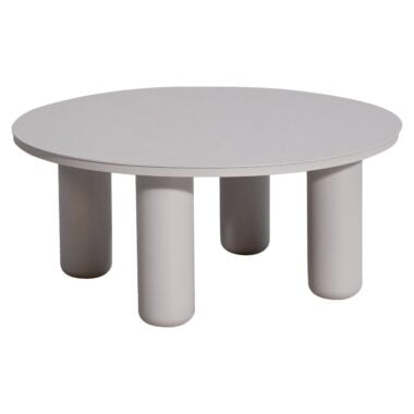 - Extérieur Table de salon Quinn beige clair 86Ø