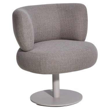 - Chaise de salle à manger d'extérieur Mason greige alpine swivel