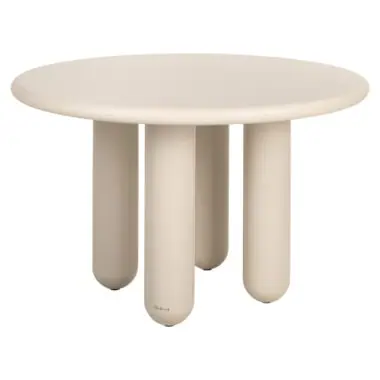 - Eettafel Calma beige 120Ø