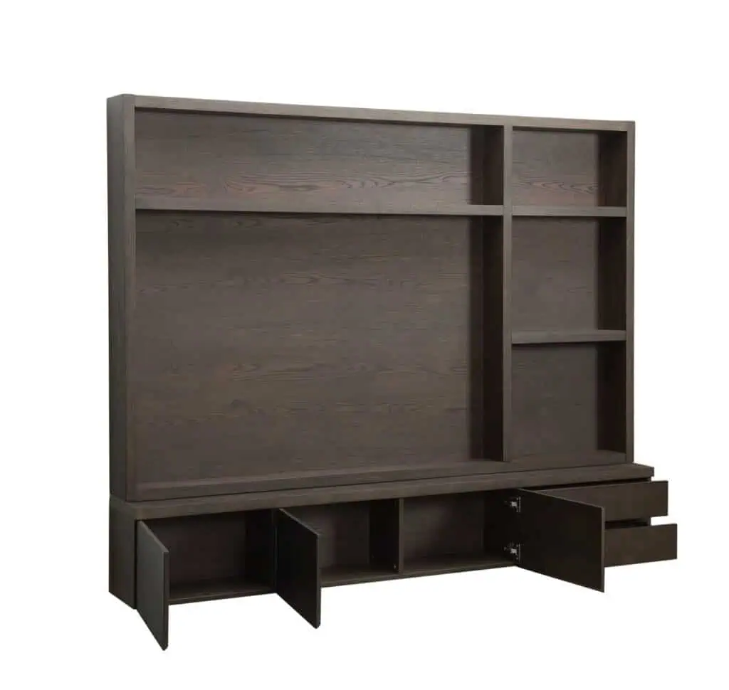 - TV-meubel Lachance brown  3-doors 2-drawers