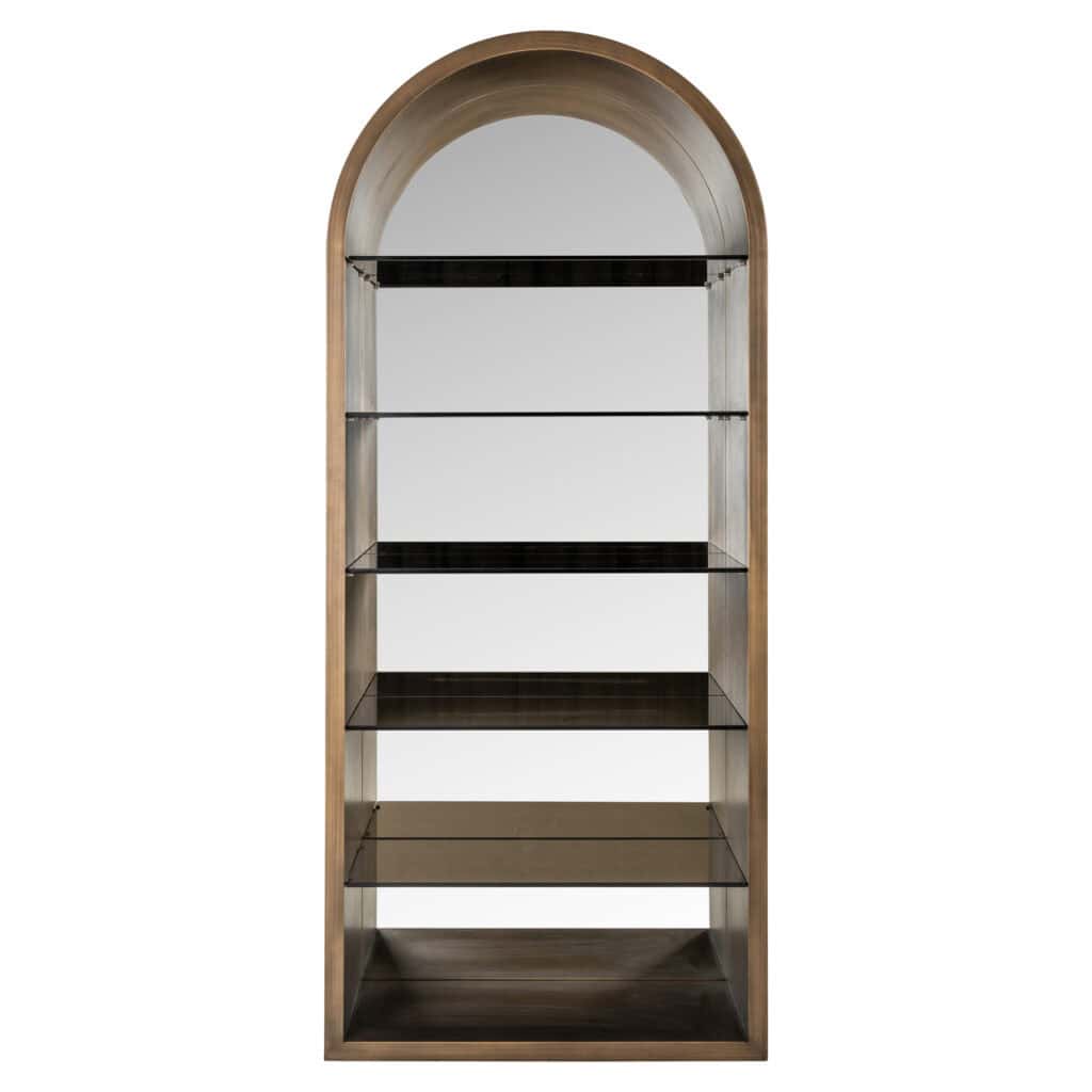 - Wandkast Bowic brushed gold