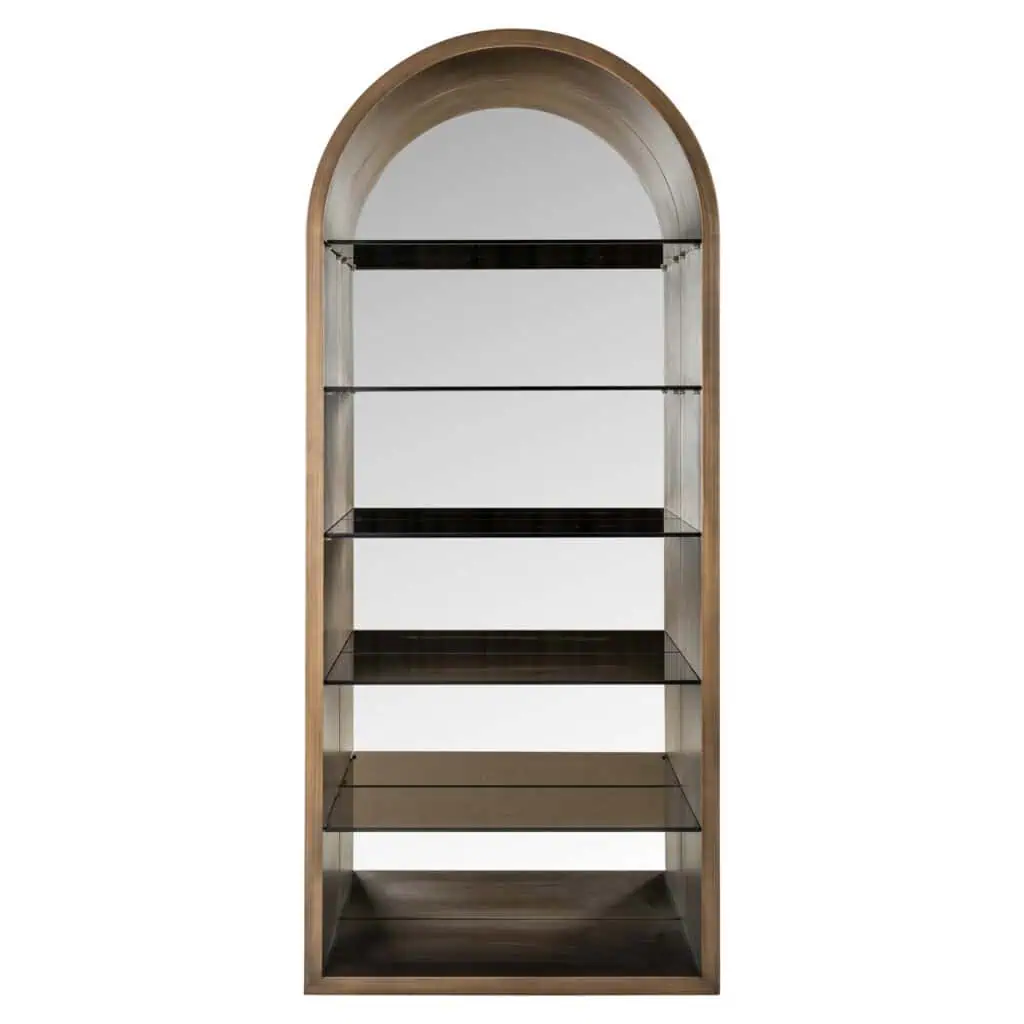 - Wandkast Bowic brushed gold