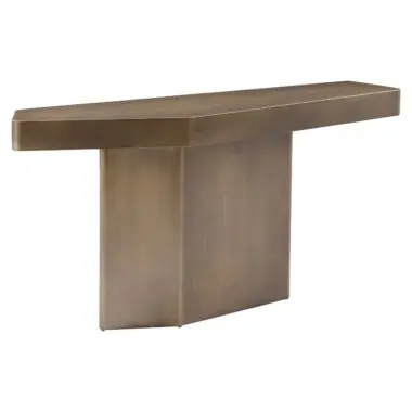 - Console Hexa brushed gold