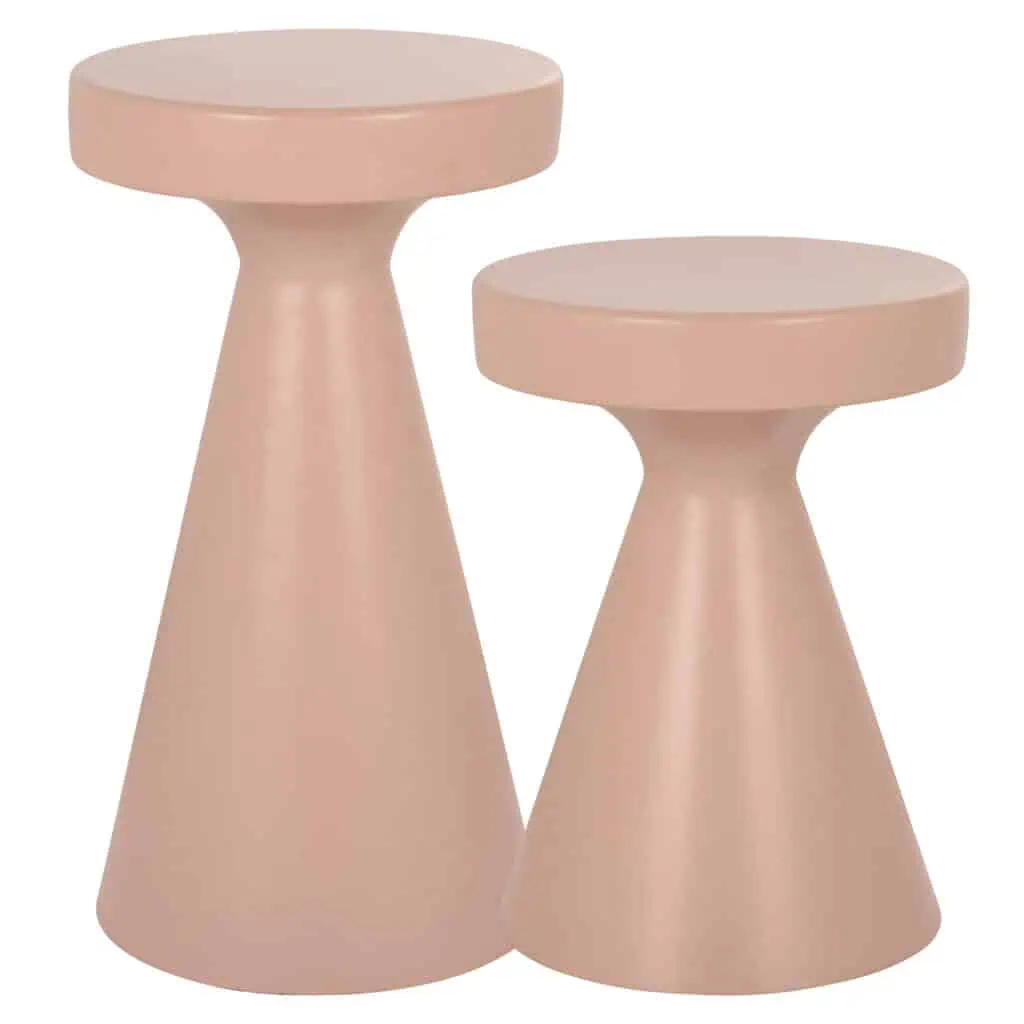 - Bijzettafel Kimble pink large 30Ø