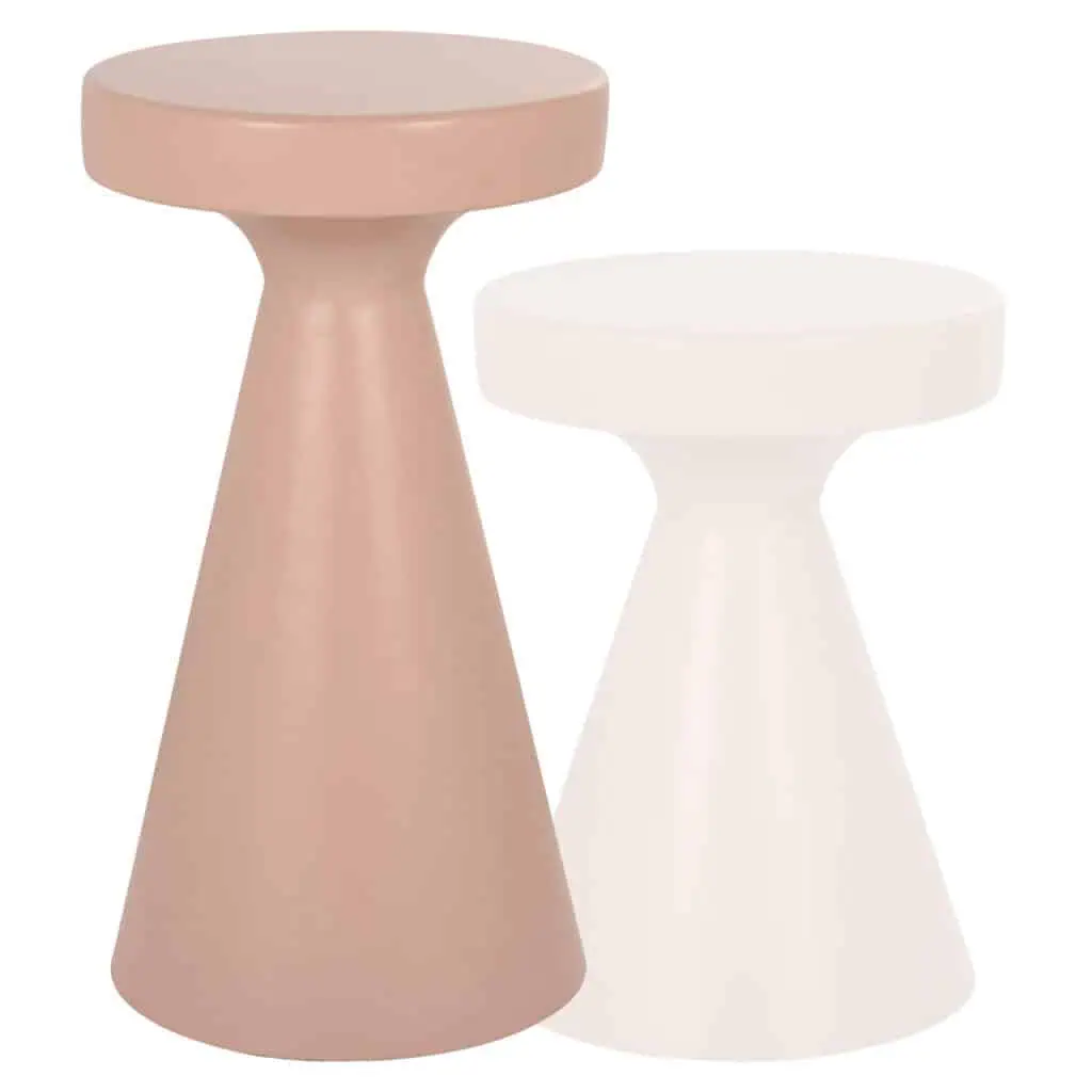 - Bijzettafel Kimble pink large 30Ø