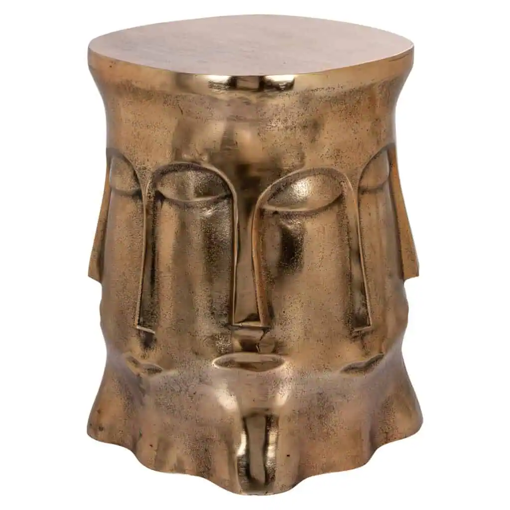 - Bijzettafel Hedron gold