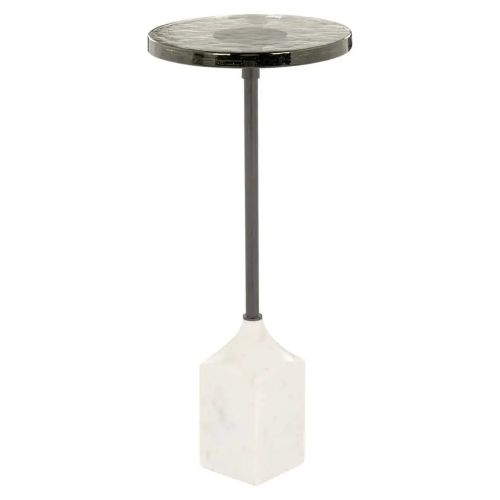- Bijzettafel Aurora white 27Ø