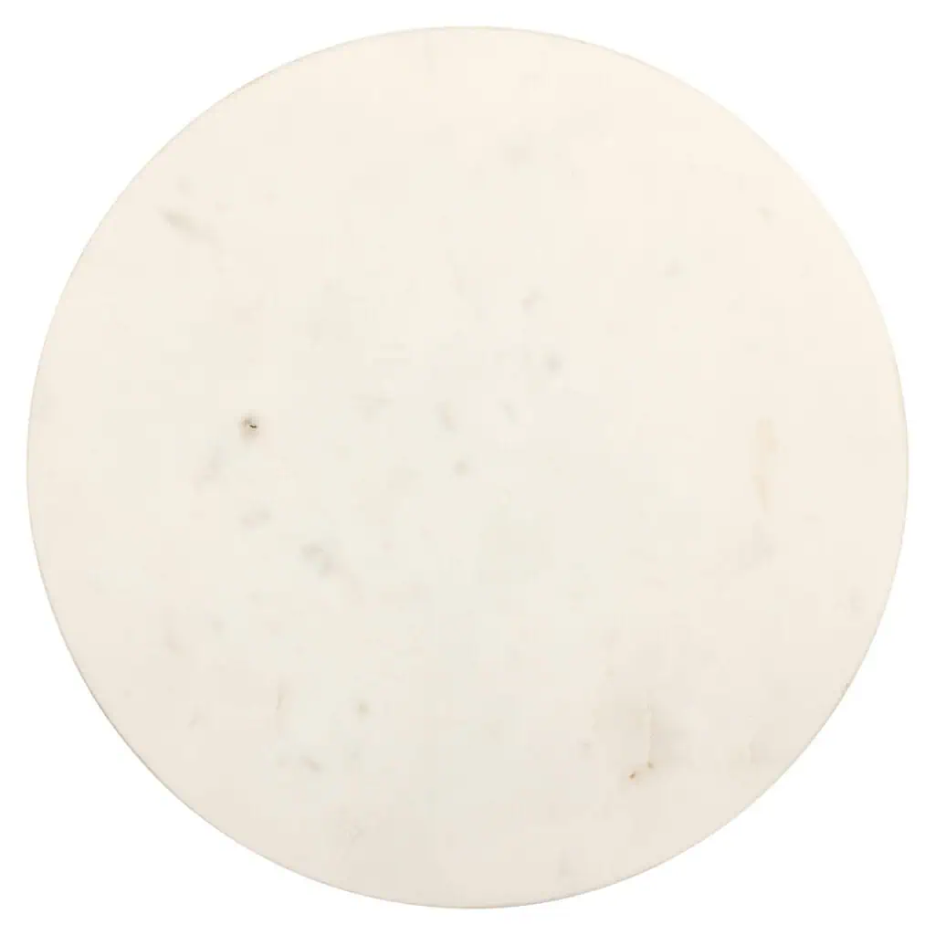 - Bijzettafel Misty black/white 30Ø