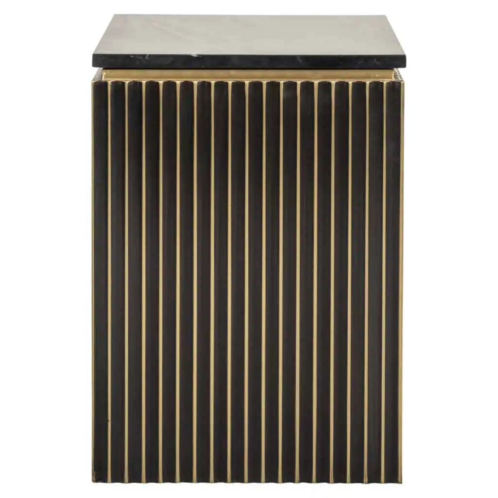 - Nachtkastje Les Arcs brushed gold