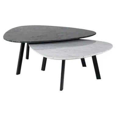 - Salontafel Trocadero black/white (Set of 2)