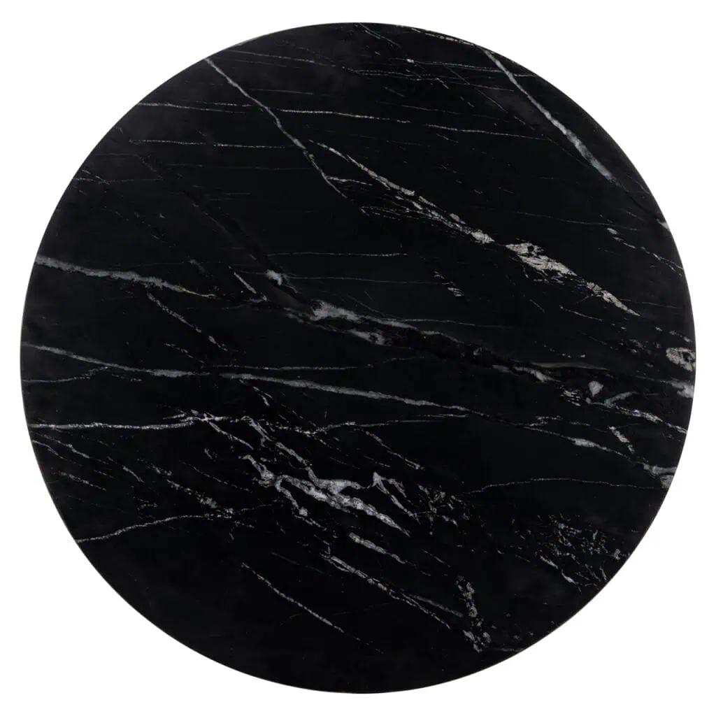 - Bistrotafel Logan black/gold 75Ø