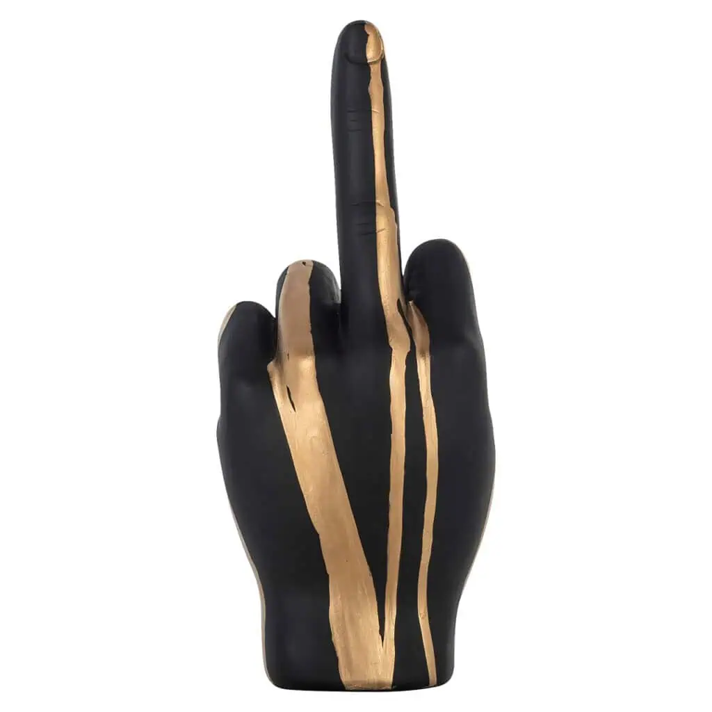 - Decoratief object Digitus black/gold