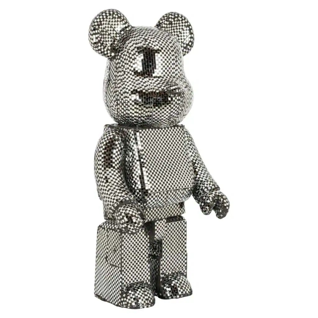 - Decoratief object Bear silver small