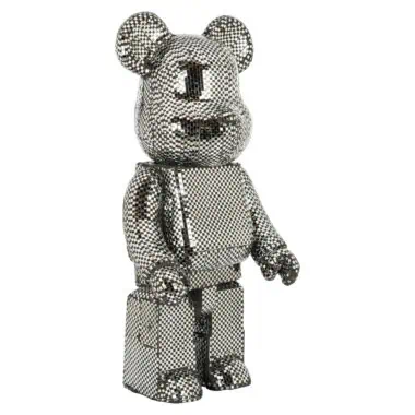 - Decoratief object Bear silver small