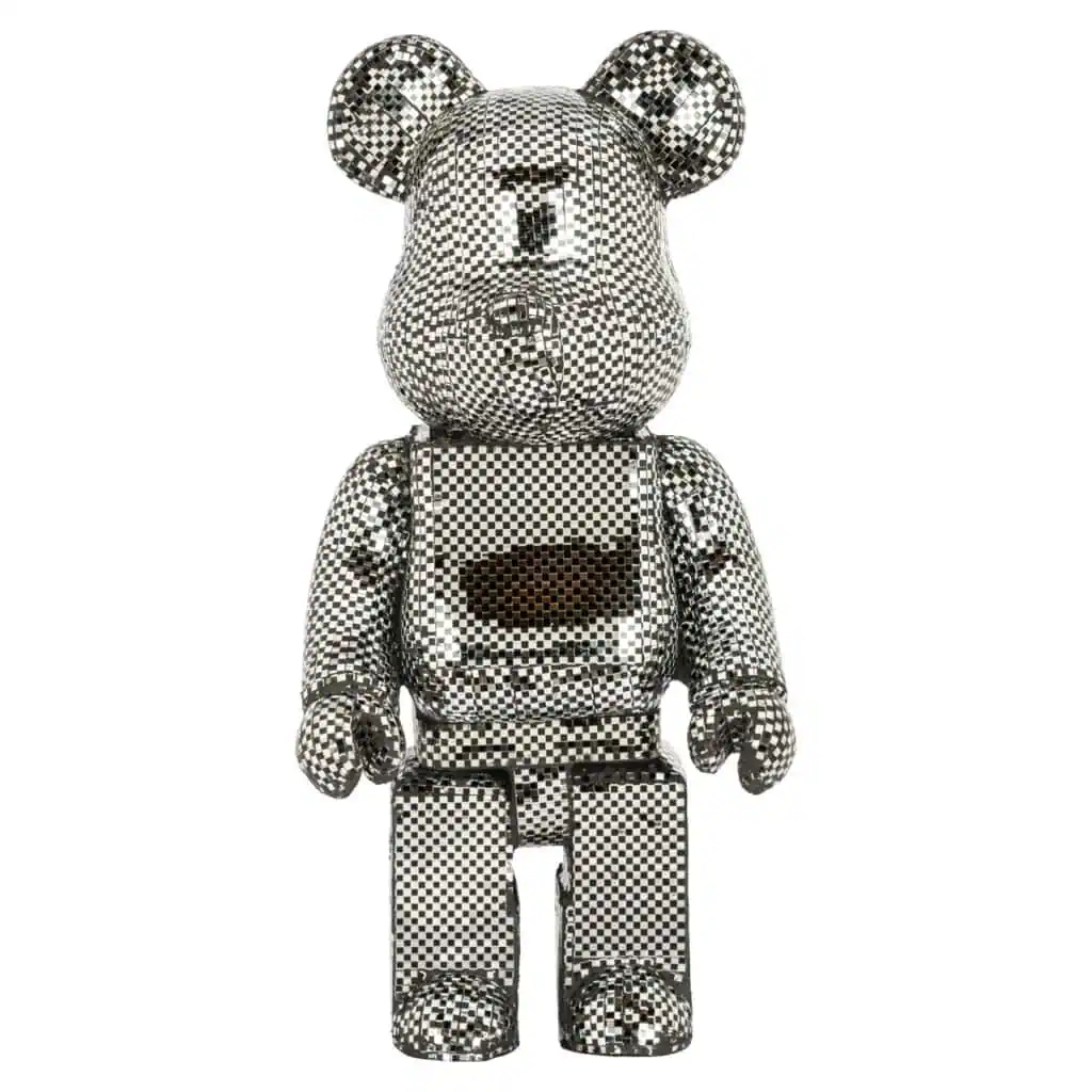 - Decoratief object Bear silver small