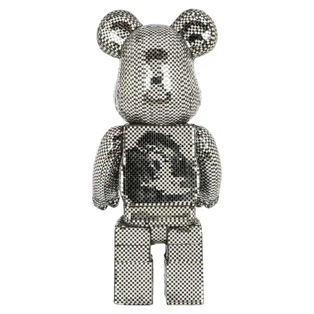 - Decoratief object Bear silver small