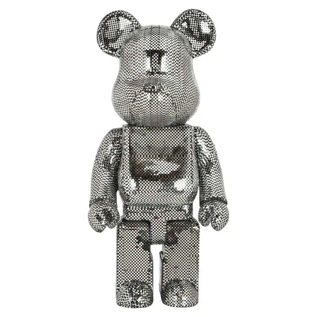 - Decoratief object Bear silver large