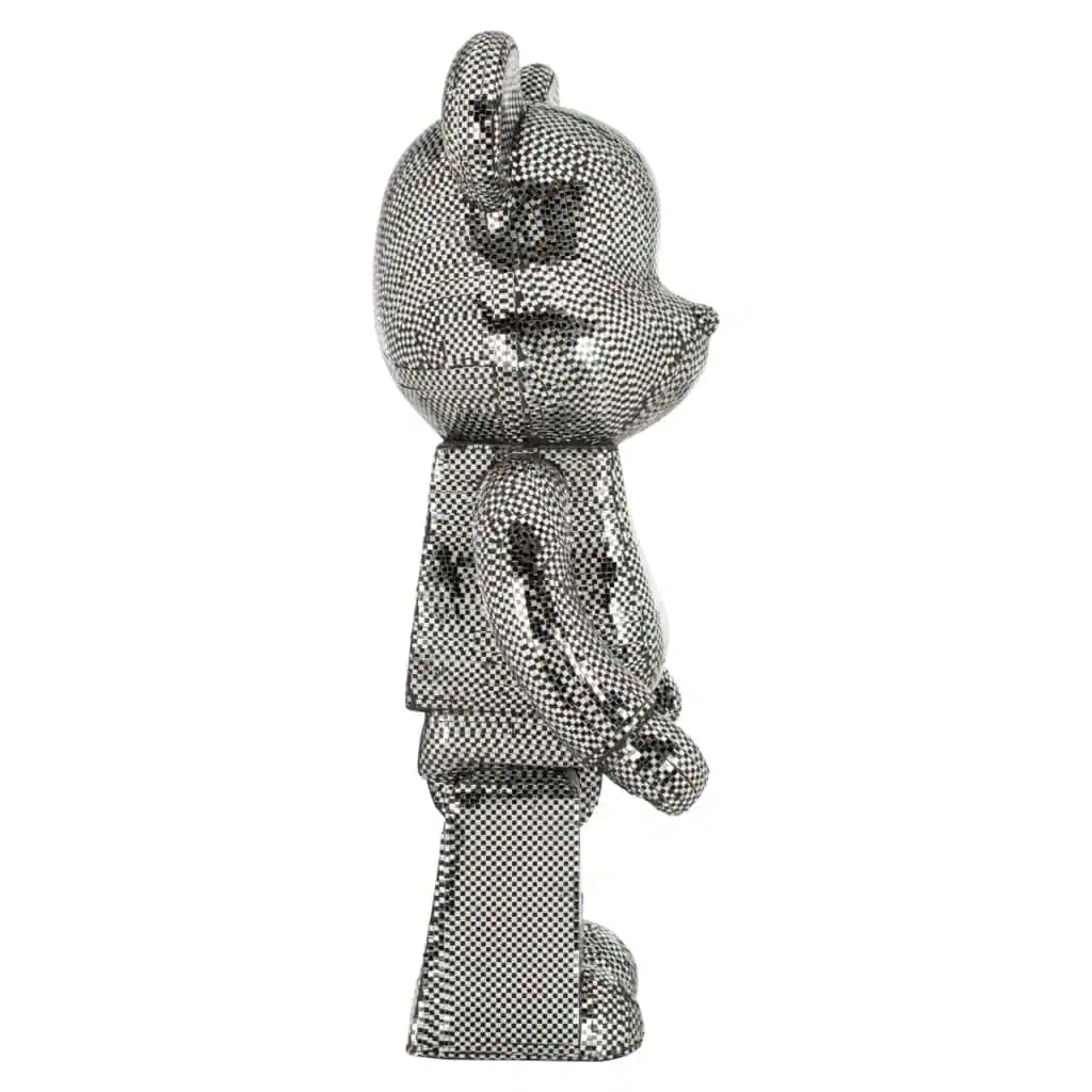 - Decoratief object Bear silver large