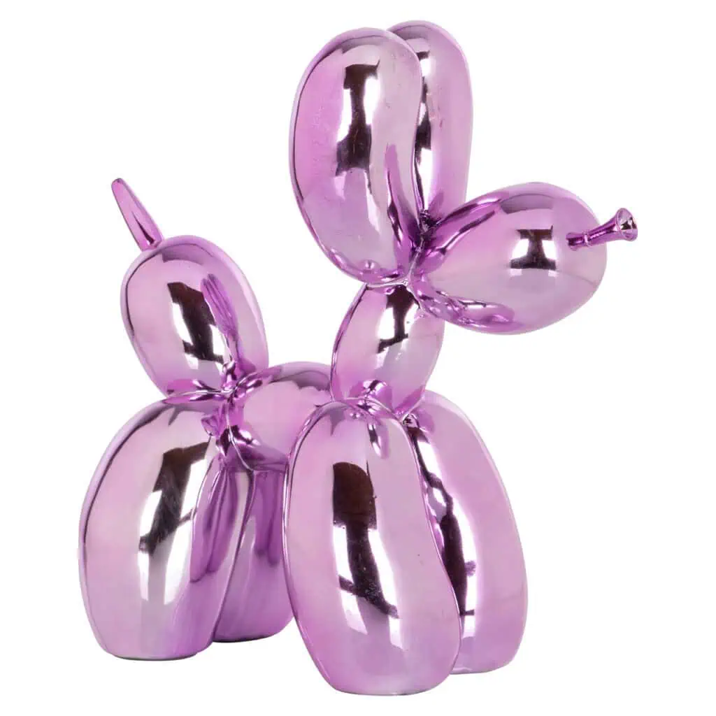 - Decoratief object Dog pink