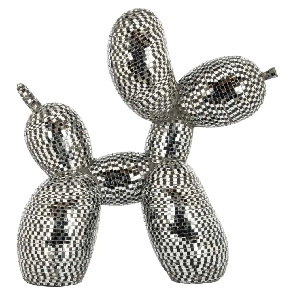 - Decoratief object Dog silver small