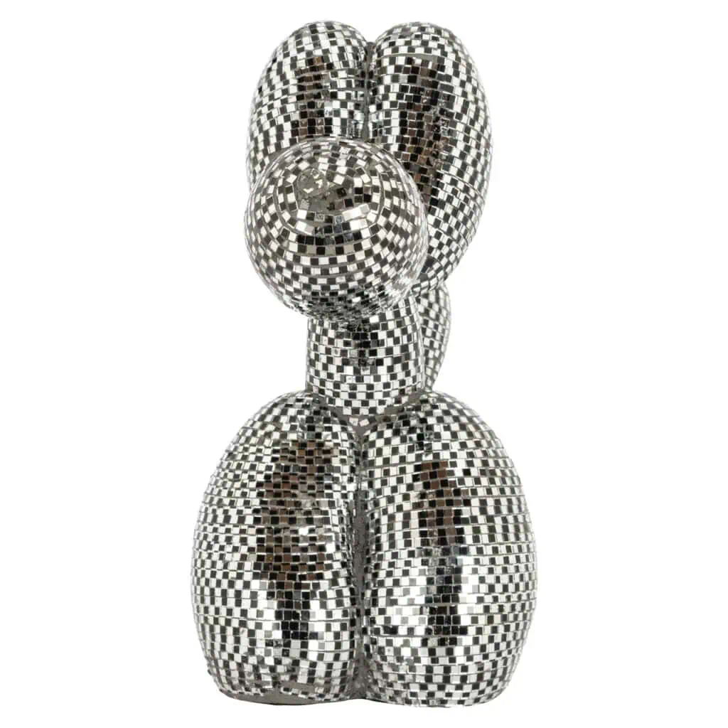 - Decoratief object Dog silver small