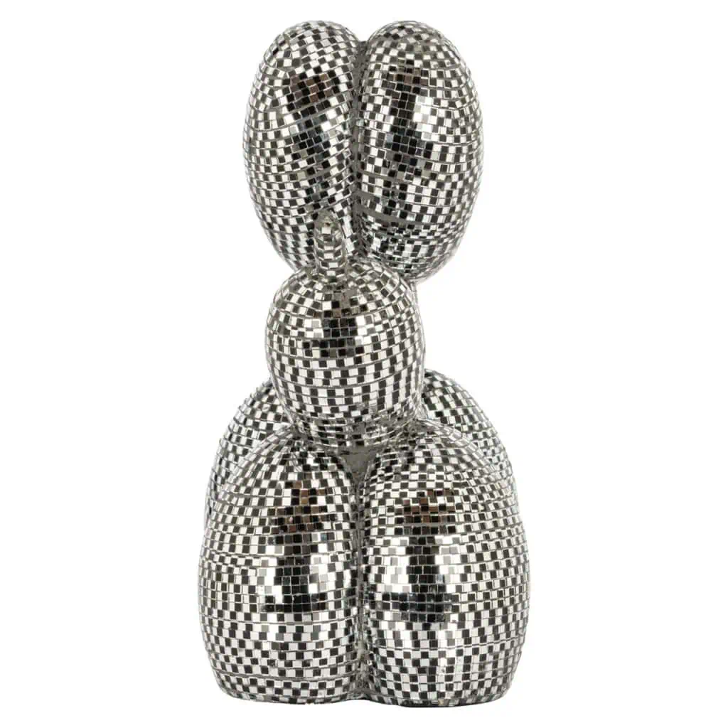 - Decoratief object Dog silver small