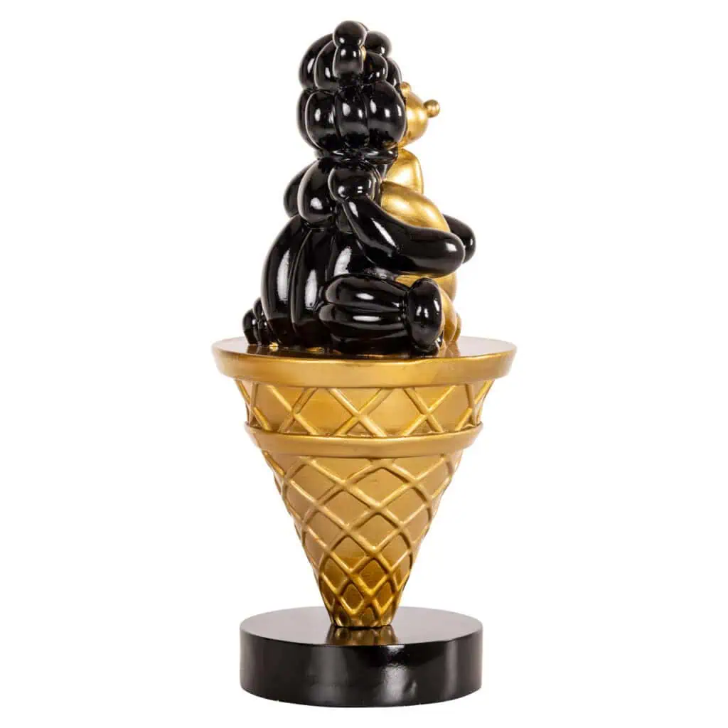 - Decoratief object Harly black/gold