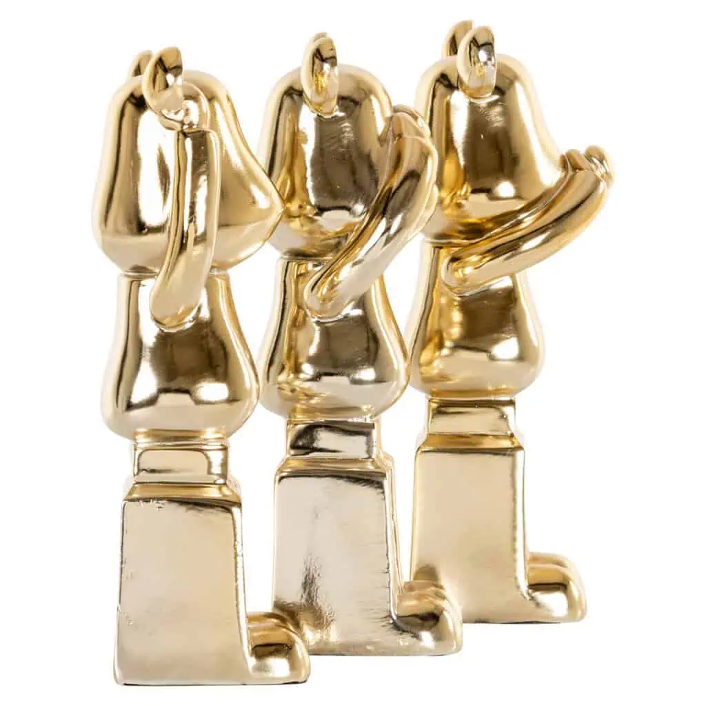- Decoratief object Berna gold (Set of 3)