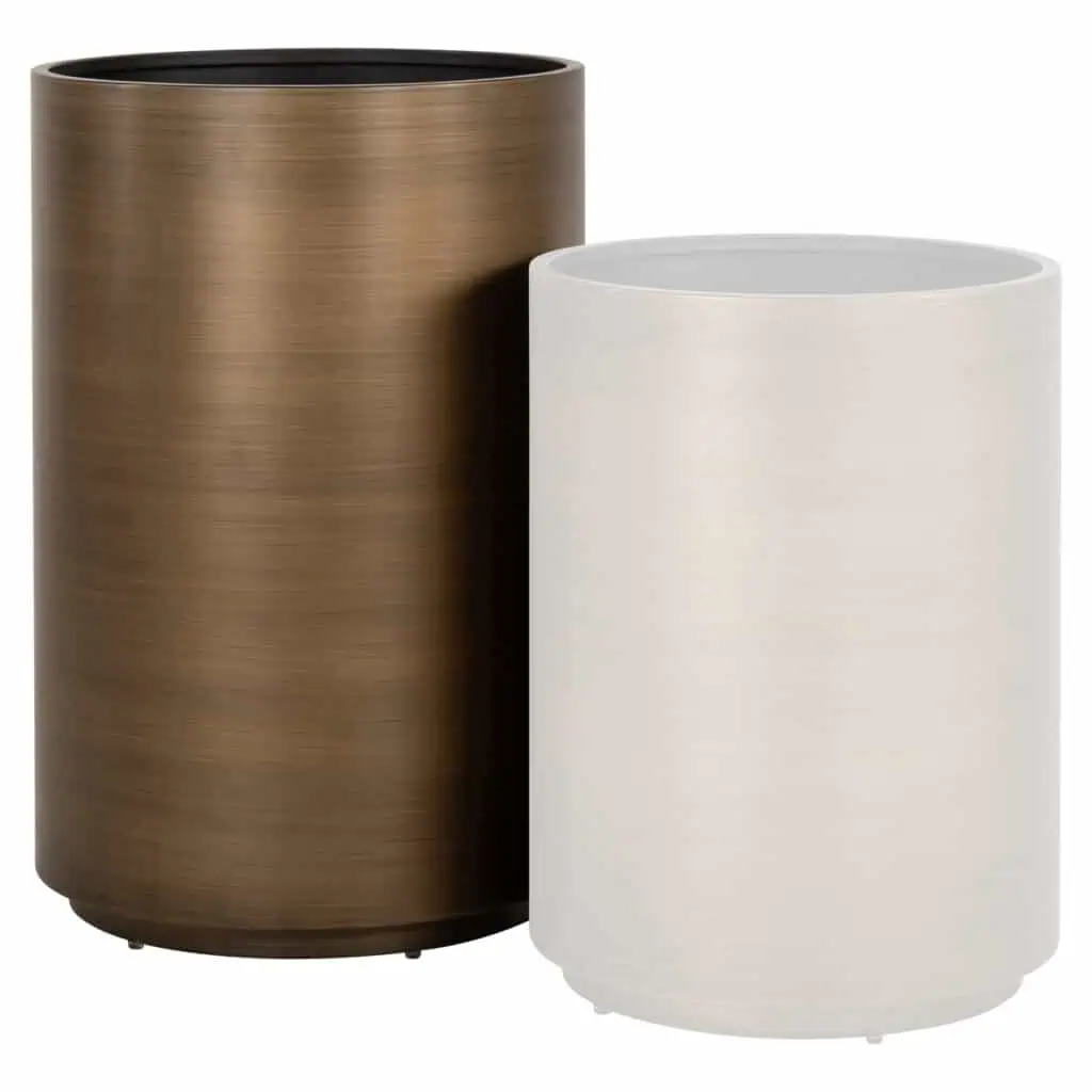- Plantenbak Dira brushed gold 50Ø