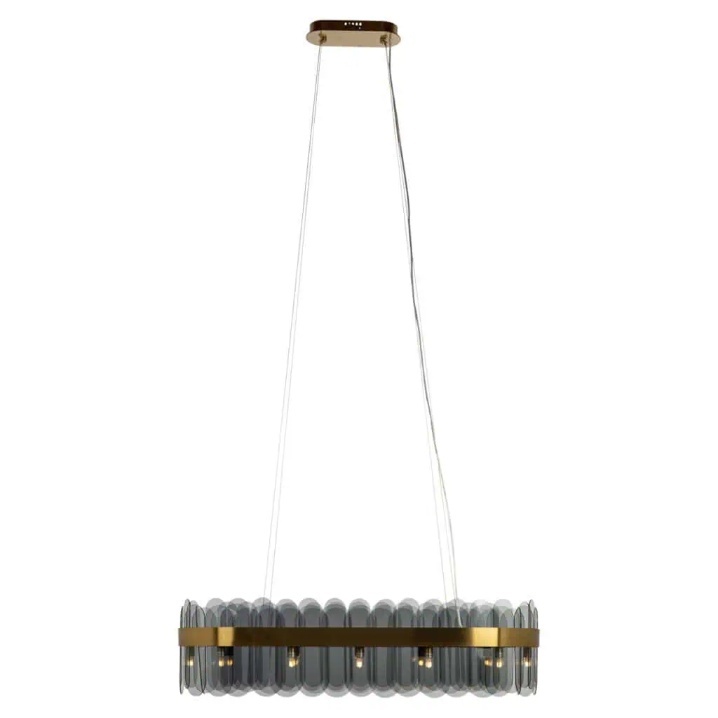 - Hanglamp Julio brushed gold