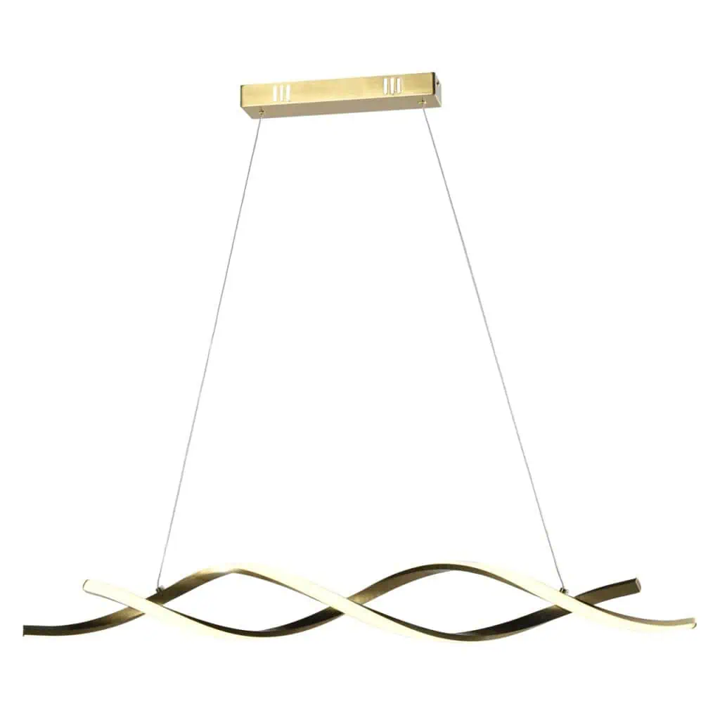- Hanglamp Lorine brushed gold