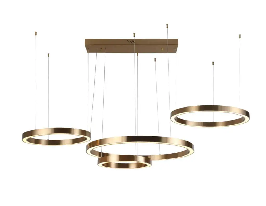 - Hanglamp Lilou brushed gold