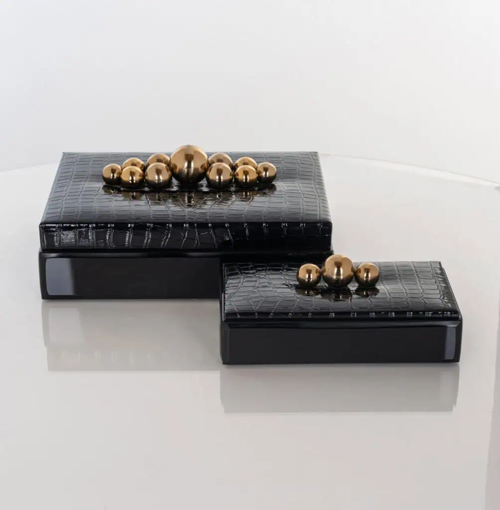 - Opbergdoos Nina black small